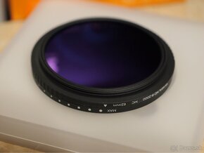 K&F CONCEPT 62MM MV36 SLIM VARIABILNÝ FILTER NDX, ND8~ND2000 - 10