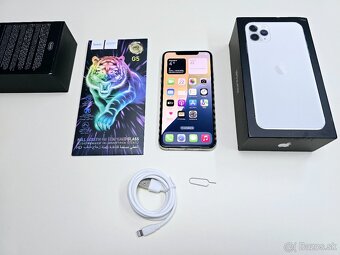 APPLE IPHONE 11 PRO MAX SILVER,BATERKA 100% - 10