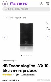 Db technologies sub 612 aktivny reproduktor,lwx 10 aktivny s - 10