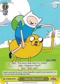 Hracie karty Adventure Time značky Weiss Schwarz - 10