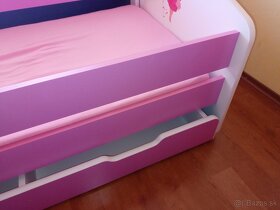 Detská posteľ BABY DREAMS 140/70-vzor Víla+madrac/box/stolik - 10