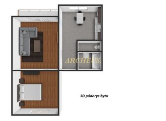 NA PREDAJ - 2 IZBOVÝ BYT S BALKÓNOM, 47 M2, SNINA - 10