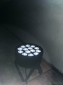 4ks RGBW led par reflektory 140W, diaľkové ovládanie, dmx - 10