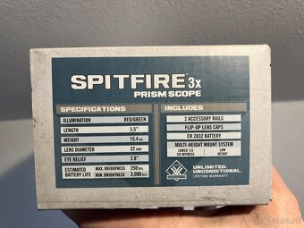 Optika/kolimátor Vortex Spitfire 3x Prism Scope - 10