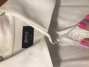 HUGO BOSS originál snehobiela kosela L/XL - 10