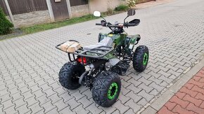 Dětská čtyřtaktní čtyřkolka ATV Warrior DELUX 125ccm zelená - 10