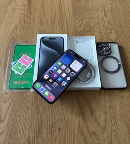 iPhone 15 Pro 128 gb Blue Titanium v záruke - 10