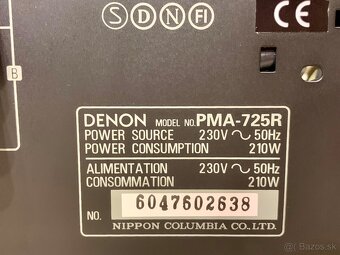 DENON PMA-725R …. Integrovaný stereo zosilovač - 10