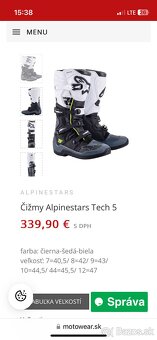 Čižmy Alpinestars Tech - 10