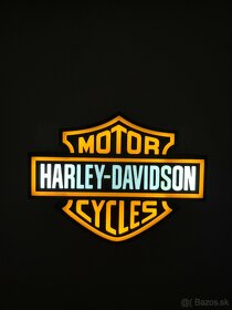 Harley Davidson LED Logo lampa - 10