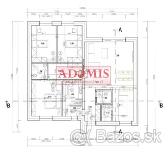 Predám 4izbový HOLODOM Ruskov,120m2, pozemok 648m2,2x kúpeľň - 10