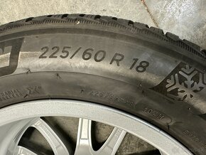 Zimné 225/60 R18" orig BMW X3 / X4 V spoke 618 pneu Michelin - 10