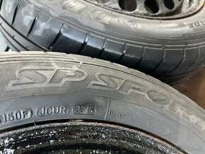 Plechové Disky R16 + letné pneu Dunlop - 10