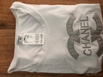 CHANEL originál white damske tricko L - 10