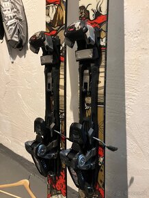 Predám freeride twin tip lyže K2 Kung Fujas+Marker baron - 10