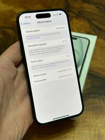 iPhone 15 128gb záruka Orange 98% bateria - 10