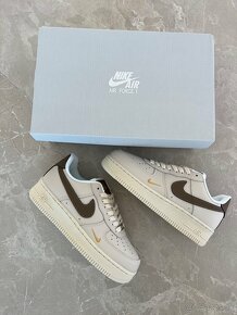 Nike Air Force 1 dámske tenisky béžovo hnedé - 10