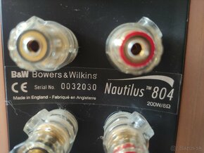 Bowers & Wilkins 804 Nautilus high end reproduktory - 10