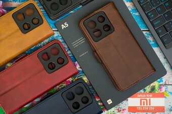 Zatváracie puzdro s bočným pásikom pre Xiaomi, Redmi a Poco - 10