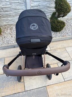 Predám Cybex Priam 4.0 black s rose gold podvozkom - 10