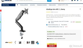 Drziak monitora AlzaErgo Arm AR1.1 - 10