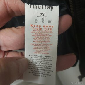 Bunda čierna zn. Firetrap XXL podšitá zimná - 10