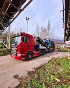 Preprava strojov a techniky podvalníkom ,odťah - 10