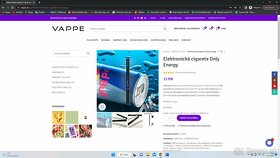 Predám eshop- vlastný brand VAPPE - 10