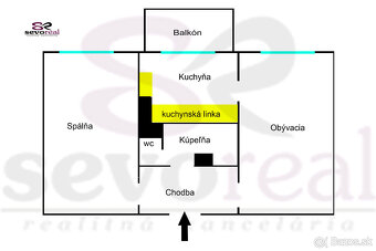 ÚSVIT / 2i byt BB / STARÁ FONČORDA / Jilemnického / BALKÓN - 10