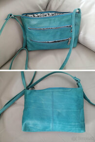 Hobo mala kabelka, crossbody, prava koza - 10