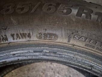 185/65 r15 zimné 4 ks KUMHO dezén 8,3 - 6,9 mm DOT2021 - 10