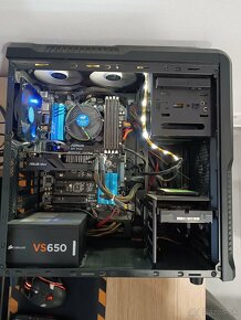 PC SKRINKA ZALMAN Z3PLUS + ZDROJ CORSAIR VS650 - 10