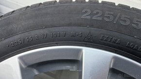 Zimné Alu na Mazdu 225/55 R17, 5x114,3, Continental - 10