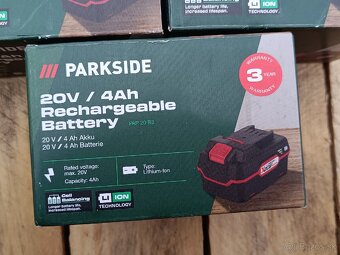 NOVÉ • PARKSIDE 20V 4Ah SMART akumulátory - 10