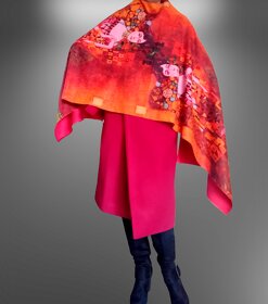 Šál vlnený Gustav Klimt - Adele - 10