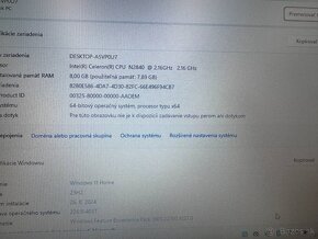 Notebook 14" HP.Intel Celeron 2x2,16GHz.8gb ram.120g SSD. - 10