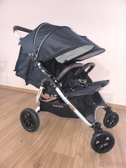 Súrodenecky kočík,dvojkocik Valco snap duo sport navy blue - 10