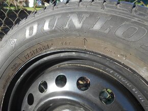 letne pneu Dunlop na plech. diskoch r14 4x100 - 10