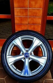 alu R18 5x108, pneu 235/45, orig. Ford, ako NOVÉ - 10