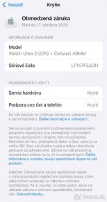 Apple Watch ULTRA 2 49mm GPS LTE - nové, 100% zdravie - 10