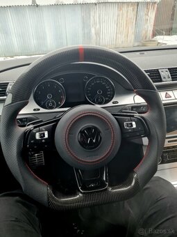 VOLANT VOLKSWAGEN R RLINE GTD GTI - KOZA / KARBÓN - 10