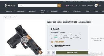 Pištoľ OZ9 Elite / kalibru 9x19 ZEV Technologies® - 10