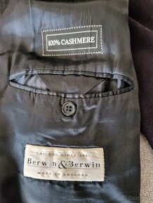 Pánský kabát Berwin & Berwin - 100% Cashmere (L) - 10