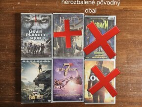 DVD filmy - akčné/komédie/ sci-fi / fantasy - 10