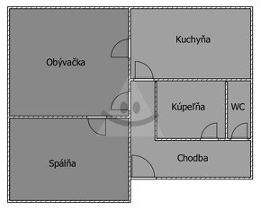 2 izbový tehlový byt v Komárne na predaj - 10