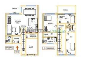 PREDAJ – 4 izb.  rodinný dom, klíma, garáž, Turčianska ulica - 10