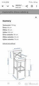 Barová stolička Ingolf Ikea - 10