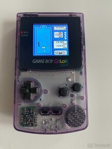 GameBoy Color Clear Purple IPS displej - 10