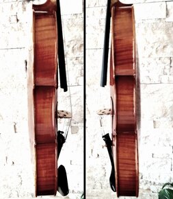 husle 4/4 model Stradivari tiger stripes - 10