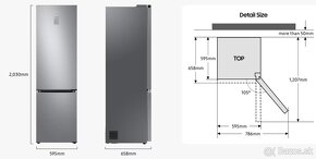 Chladnička s mrazničkou Samsung RB38C775CS9/EF - 10